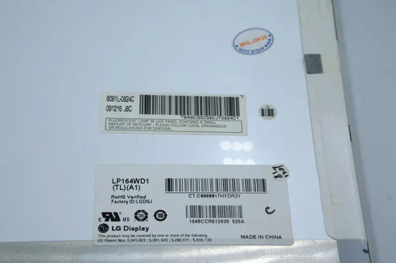 Painel LCD LG LP164WD1-TLA1