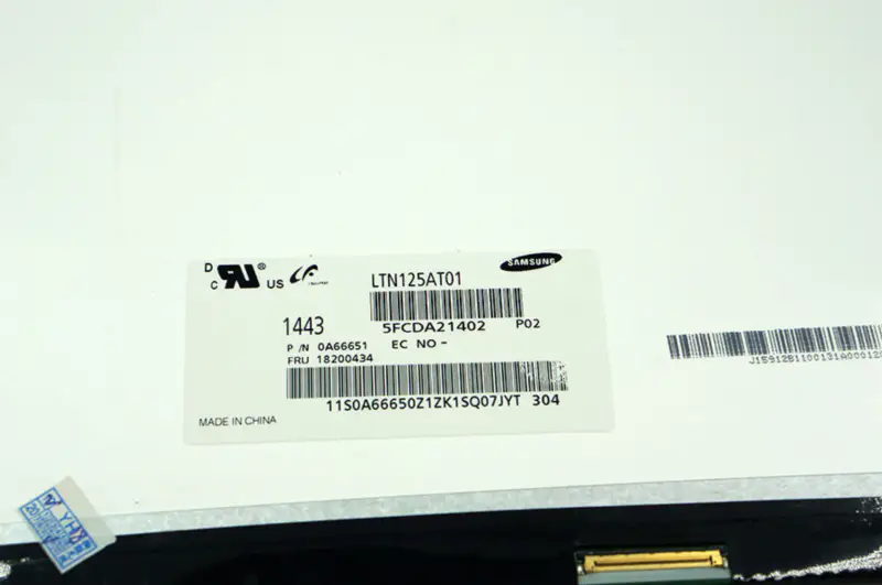LTN125AT01 B125XW01 B125XW01 V.0 LP125WH2 TLB1 de 12,5 polegadas para lenovo U260 U201 X220 X220I Ecrã LCD LCD