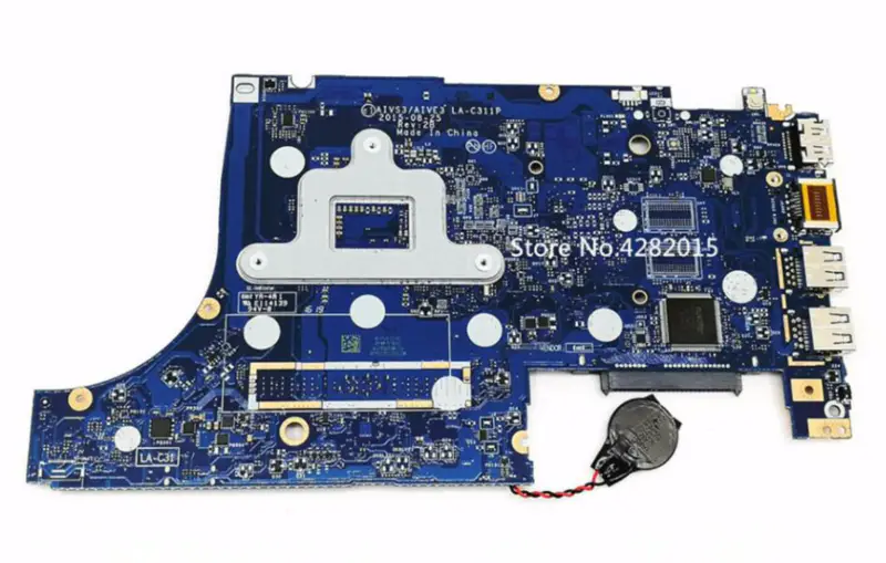 Lenovo AIVS3/AIVE3 LA-C311P U31-70 Placa-mãe para computador portátil FRU/PN 5B20K83969 SR23Y I5-5200U DDR3L Placa-mãe
