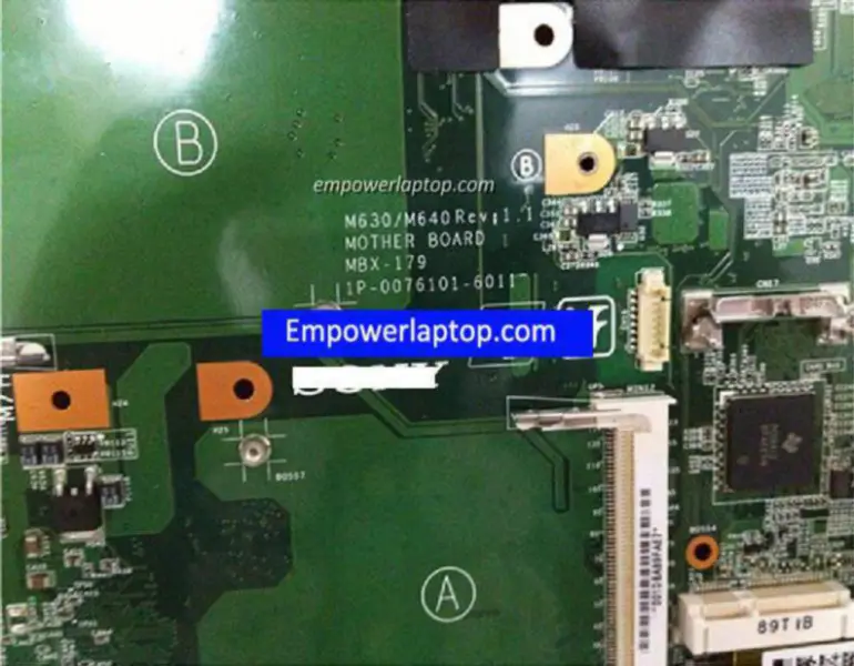 Placa-mãe Sony MBX-179 M630 M640 1P-0076101-6011