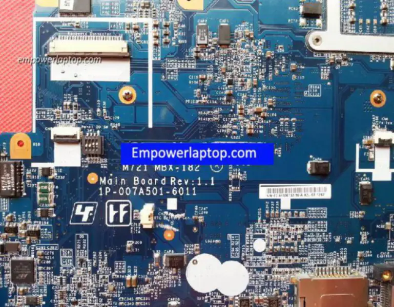 Placa-mãe Sony MBX-182 M721 1P-007A501-6011 A1418702B