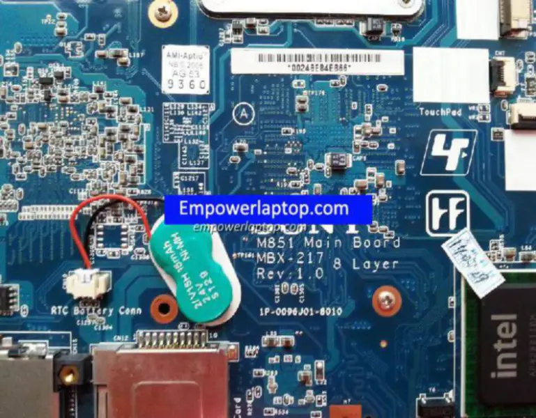 Placa-mãe Sony VGN-NW VGN-NW21F A1747079A A1747081A