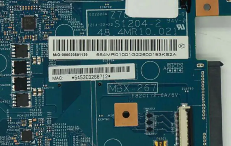 Placa-mãe Sony MBX-267