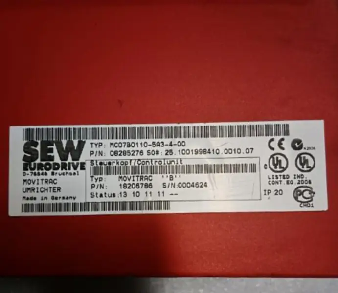SEW MC07B0110-5A3-4-00 INVERSOR
