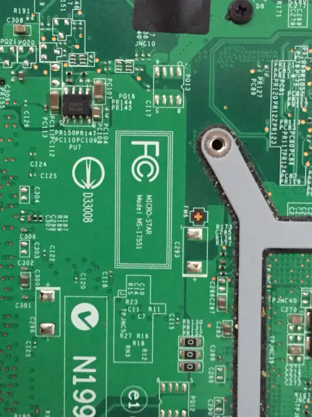 Placa-mãe MSI CR70 MS-17551