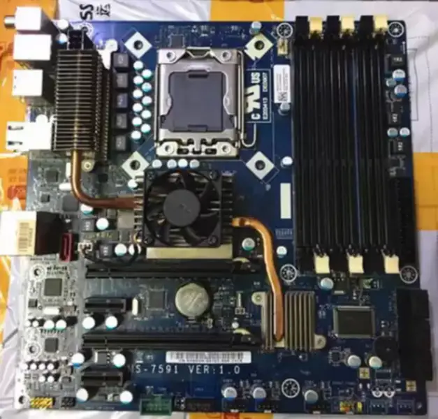 MS-7591 ADEQUADO PARA Dell PARA Alienware Aurora Placa-mãe LGA1366 X58