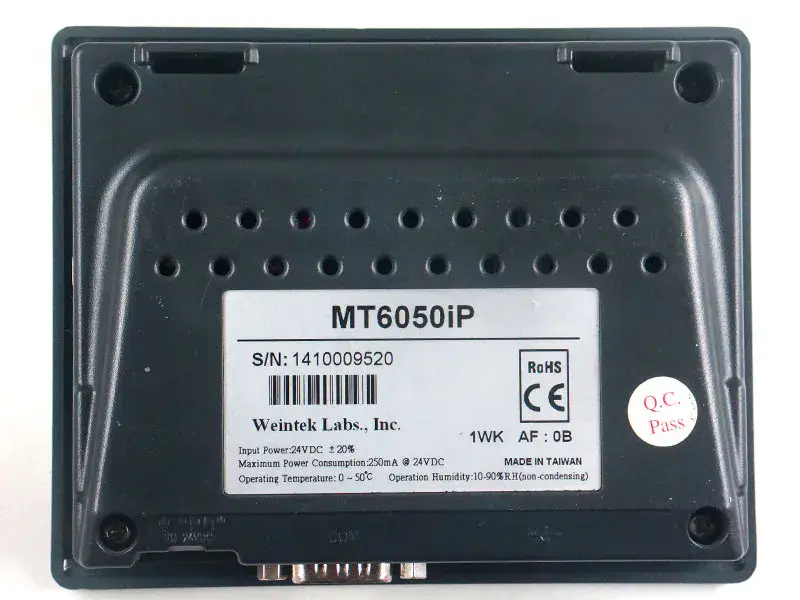Painel de ecrã tátil HMI MT6050IP da Weinview