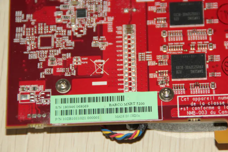 Placa gráfica BARCO MXRT 5200 AMD ATI FireGL V5600 512M