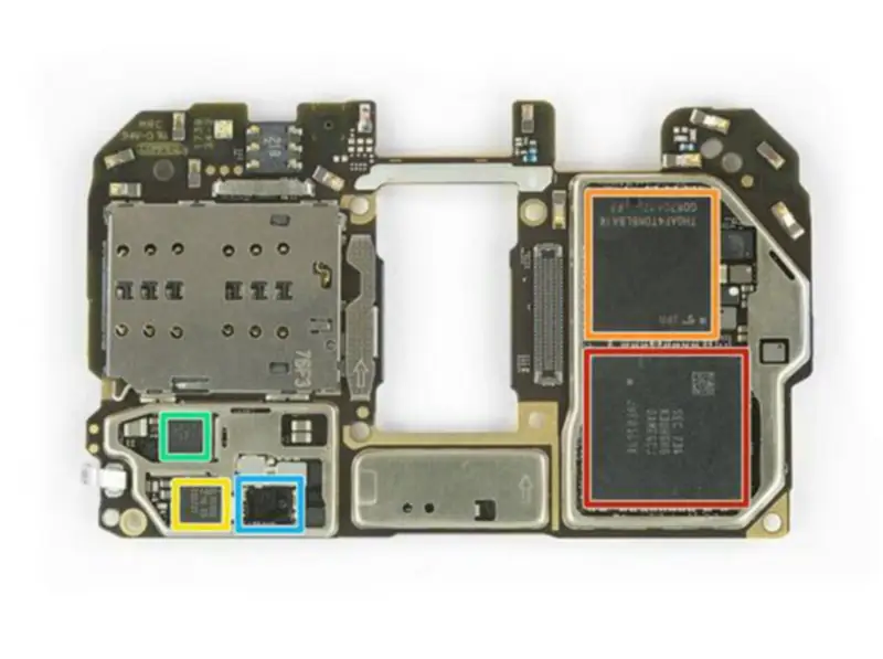 Placa-mãe do Huawei Mate10 Pro desbloqueada com chips