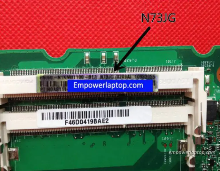 Placa-mãe Asus N73JG