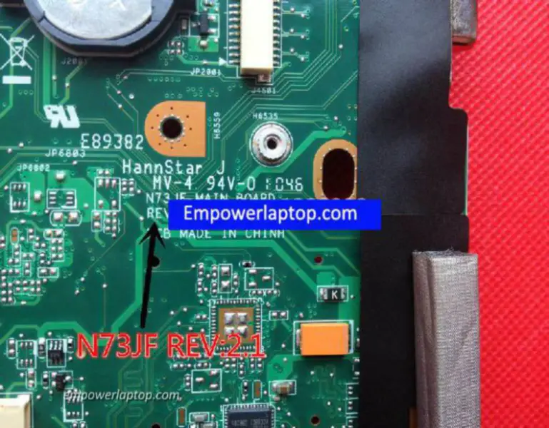 Placa-mãe Asus N73JG