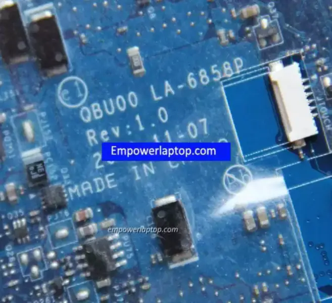 Placa-mãe Toshiba NB520 K000129210 LA-6858P
