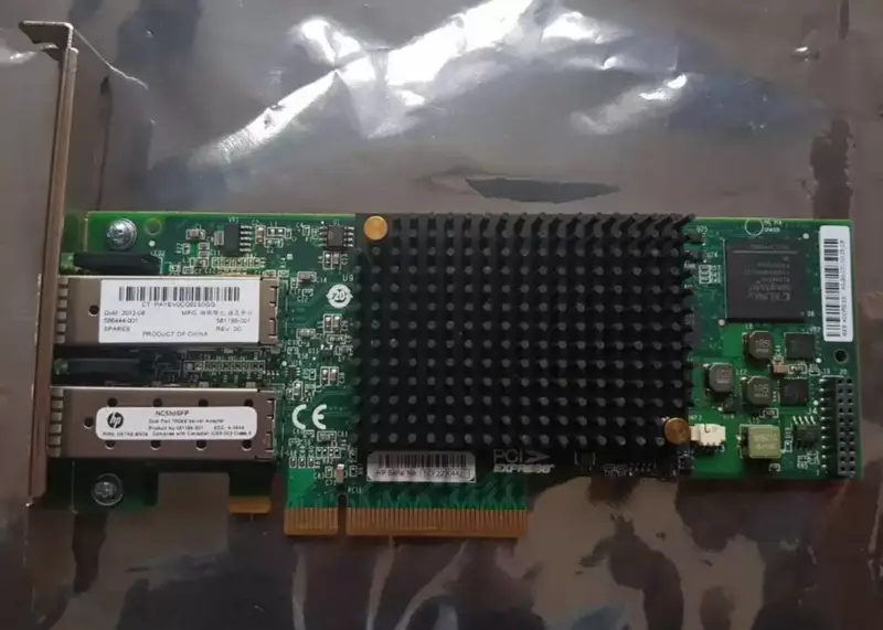 Adaptador Ethernet de alto perfil HP NC550SFP de duas portas 10GbE 581199-001
