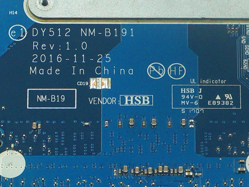 Placa-mãe Lenovo Y520 DY512 NM-B191 REV 1.0 DDR4