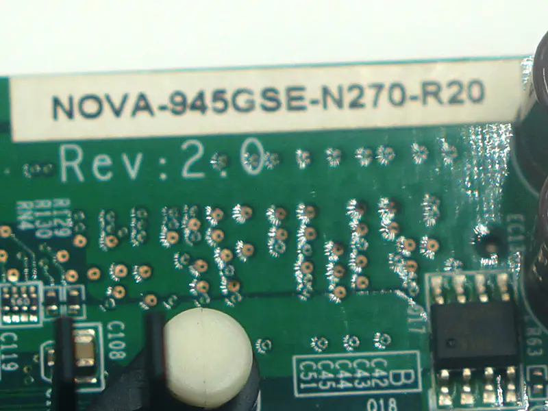 Placa-mãe IEI NOVA-945GSE-N270-R20