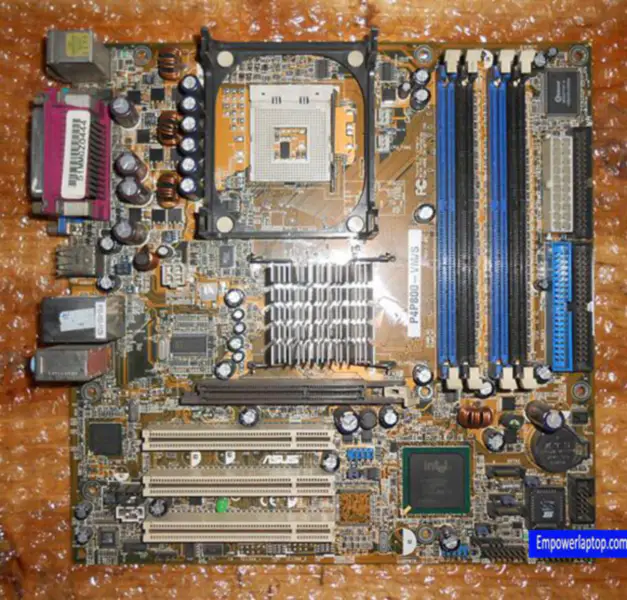 Placa-mãe Asus G32904-H17-A28 P4P800-VM/S P4P800-VM-EAYZ