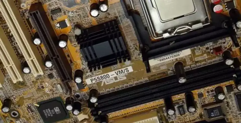Placa-mãe Asus P5P800-VM/S 865G LGA 775 com 2*IDE 2*SATA