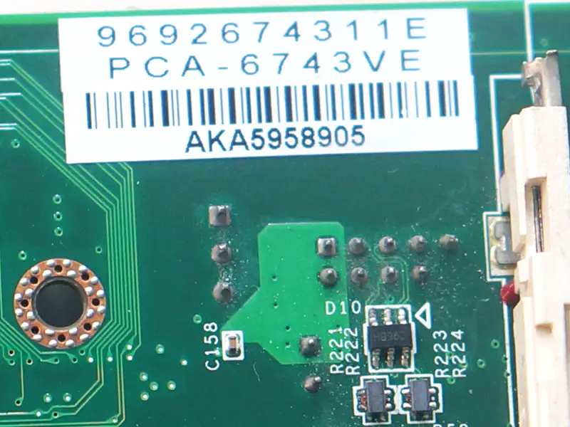 Placa-mãe industrial Advantech PCA-6743 PCA-6743VE sem PC104
