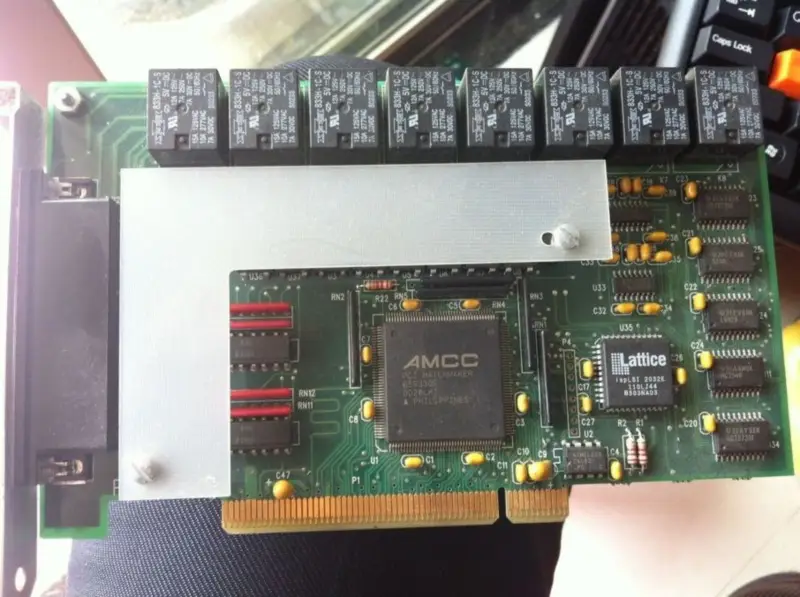 Cartão de registo de dados PCIP-SCOPE PCI-PDIS08