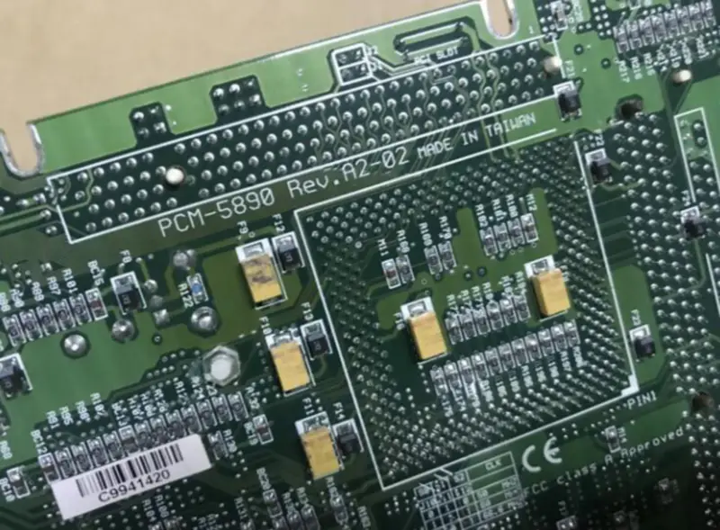 AAEON PCM-5890 Rev.A2-02 placa-mãe de equipamento de controlo industrial