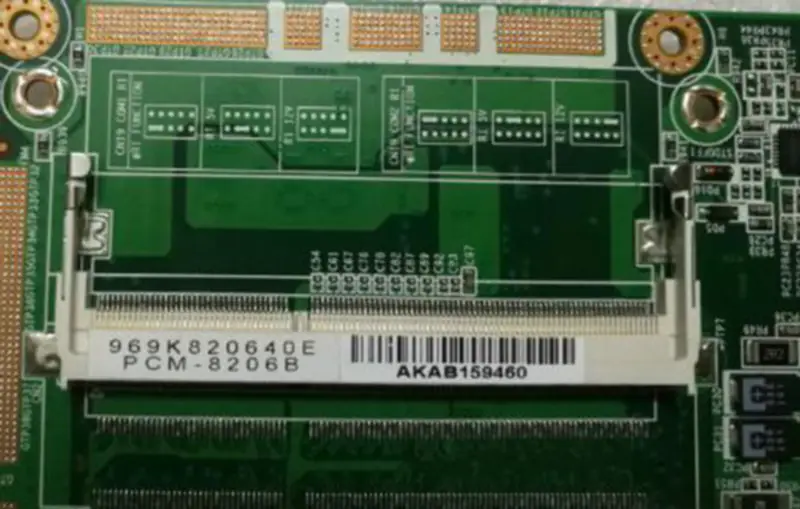 Placa-mãe industrial Advantech PCM-8206B REV.A1 19AK820620-02 969K820640E