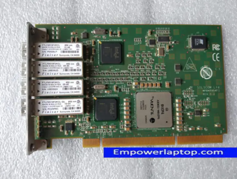 SILICOM PXG4FI ADAPTADOR DE SERVIDOR PCI-X Gigabit Ethernet de fibra (SX) QUADRADO