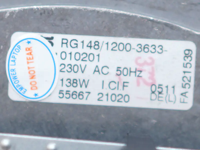 Ventilador Ebmpapst RG148/1200-3633-010201
