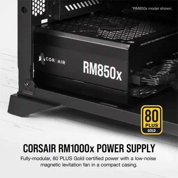 Unidades de fonte de alimentação Cors Air Psu Rm1000x 1000w Gold Full Module Fan Start-stop Intelligent Wake-up Rps0125 Support Rtx 4090