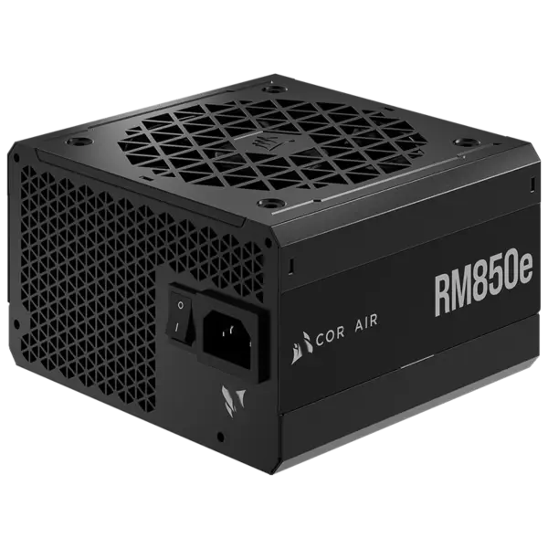 Cors Air Fontes de alimentação para PCs Rm850e 850w Fonte de alimentação Gold Full Module Ventilador de baixo ruído Início Paragem Despertar Inteligente Rps0157