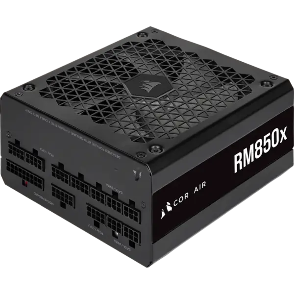Fonte de alimentação Cors Air Psu Rm850x 850w Certificação Gold Módulo completo Ventilador Start-stop Intelligent Wake-up Rps0124