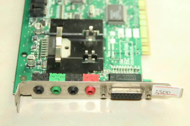 Placa de som Creative S3300 PCI 4.1 compatível com xp/win7 32bit