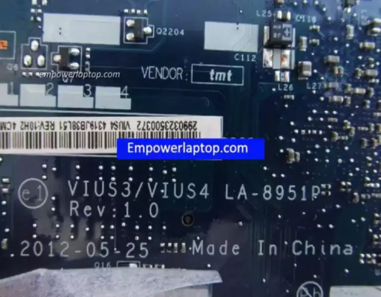 Placa-mãe Lenovo IDEAPAD S400 LA-8952P 11SS90002932