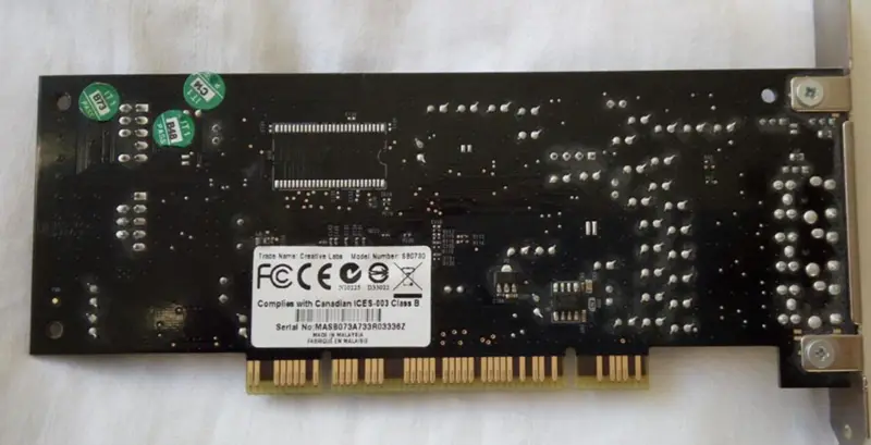 Placa de som Creative SB0730