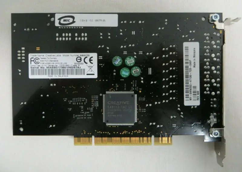 Placa de som Creative SB0770