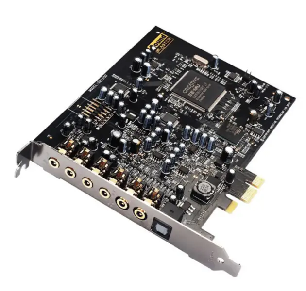 Placa de som Creative Sound Blaster Audigy5 SB1550 A5 7.1 PCI-E 1x
