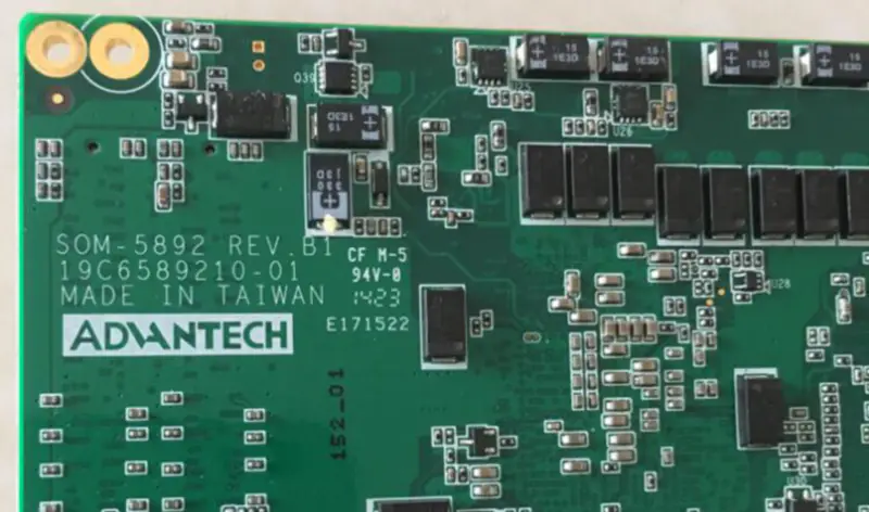 SOM-5892 REV.B1 placa-mãe de controlo industrial