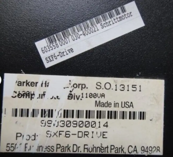 Motorista PARKER SXF6-DRIVE