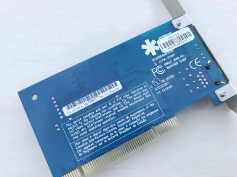 Placa Asterisk E1 TE110P Digital 1 Port Asterisk Placa Asterisk E1/T1/J1 Porta única