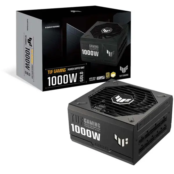 Fontes de alimentação Asus Tuf Gaming 1000g 1000w Fonte de alimentação para computador para jogos Tuf-gaming-1000g 1000w Atx3.0 Pcb 80plus