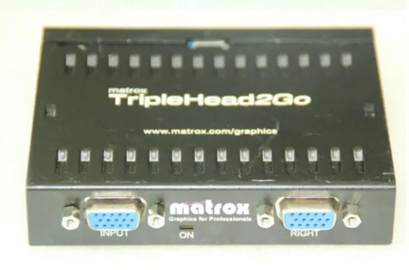 Adaptador digital para vários ecrãs Matrox TripleHead2Go