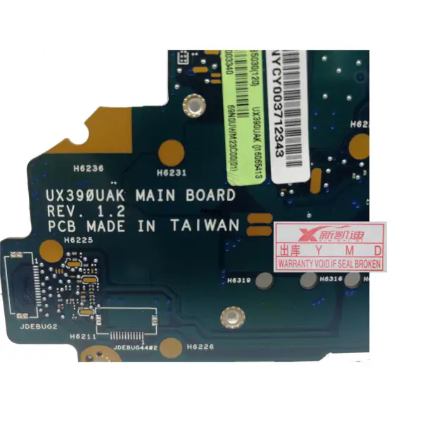 Placa-mãe ASUS ZenBook 3 UX390 UX390U UX390UA UX390UAK