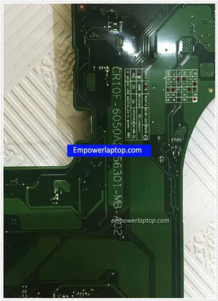 Placa-mãe Toshiba V000318090 CR10F-6050A2556301-MB-A02