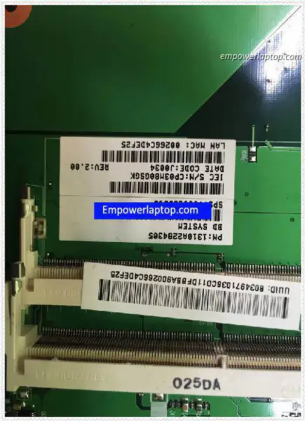 Toshiba L505 V000185590 Satellite L505 Placa-mãe