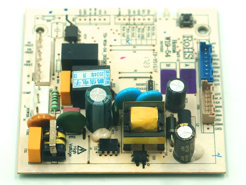 Placa de controlo do frigorífico Homa W19-54 W19-54B W19-54C W19-54D W19-54E W19-54F W19-54AV W19-54BV