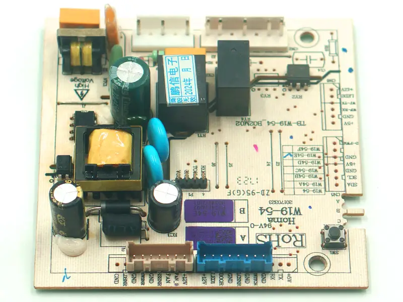 Placa de controlo do frigorífico Homa W19-54 W19-54B W19-54C W19-54D W19-54E W19-54F W19-54AV W19-54BV