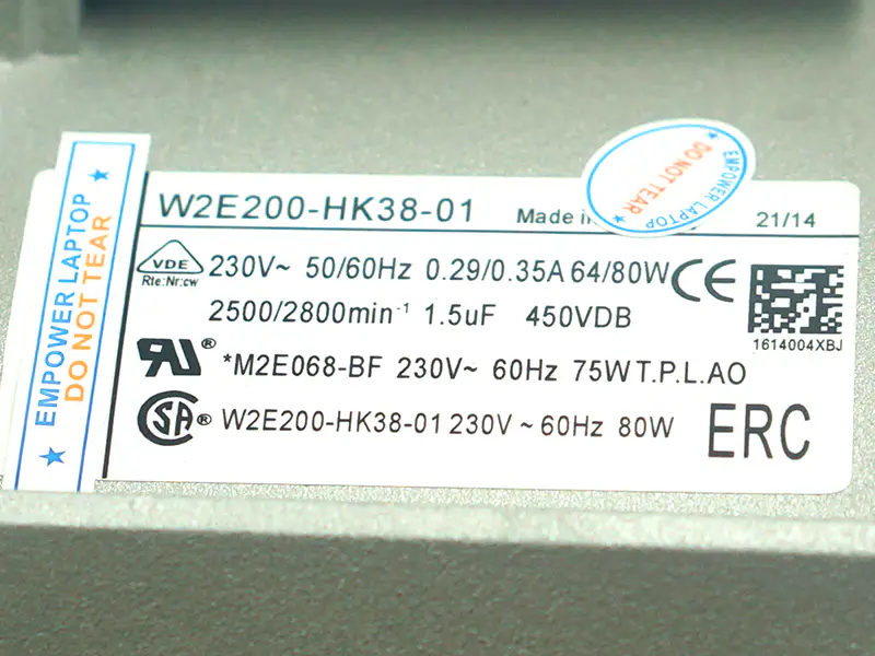 Ventilador Ebmpapast W2E200-HK38-01