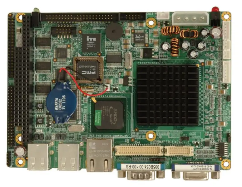 Placa-mãe industrial IEI WAFER-LX2-800-R12