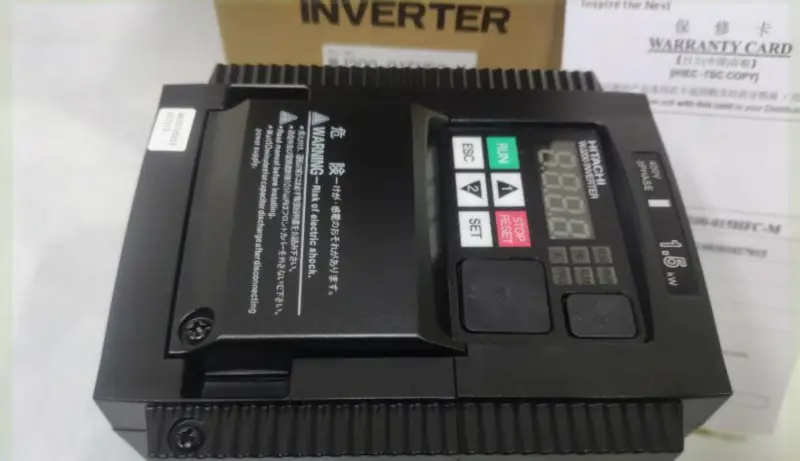 INVERSOR HITACHI WJ200-015HFC-M 1.5KW NOVO