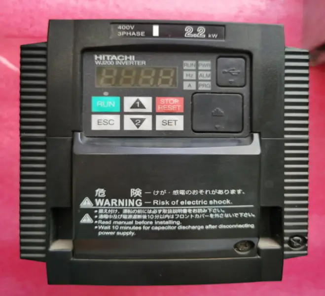 INVERSOR HITACHI WJ200-022HFC-M 2.2KW NOVO