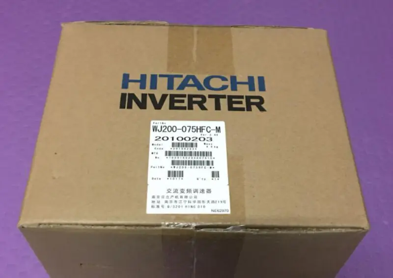 INVERSOR HITACHI WJ200-075HFC-M 7.5KW NOVO